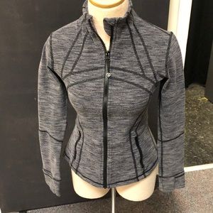 LuLuLemon Gray Marled Define Zip Up Jacket 6